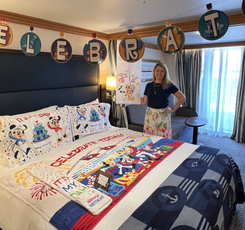 Decoração de cabines no Cruzeiro Disney