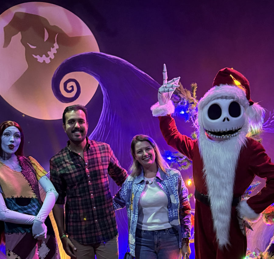 Foto com Jack e Sally da Disney com menos filas!