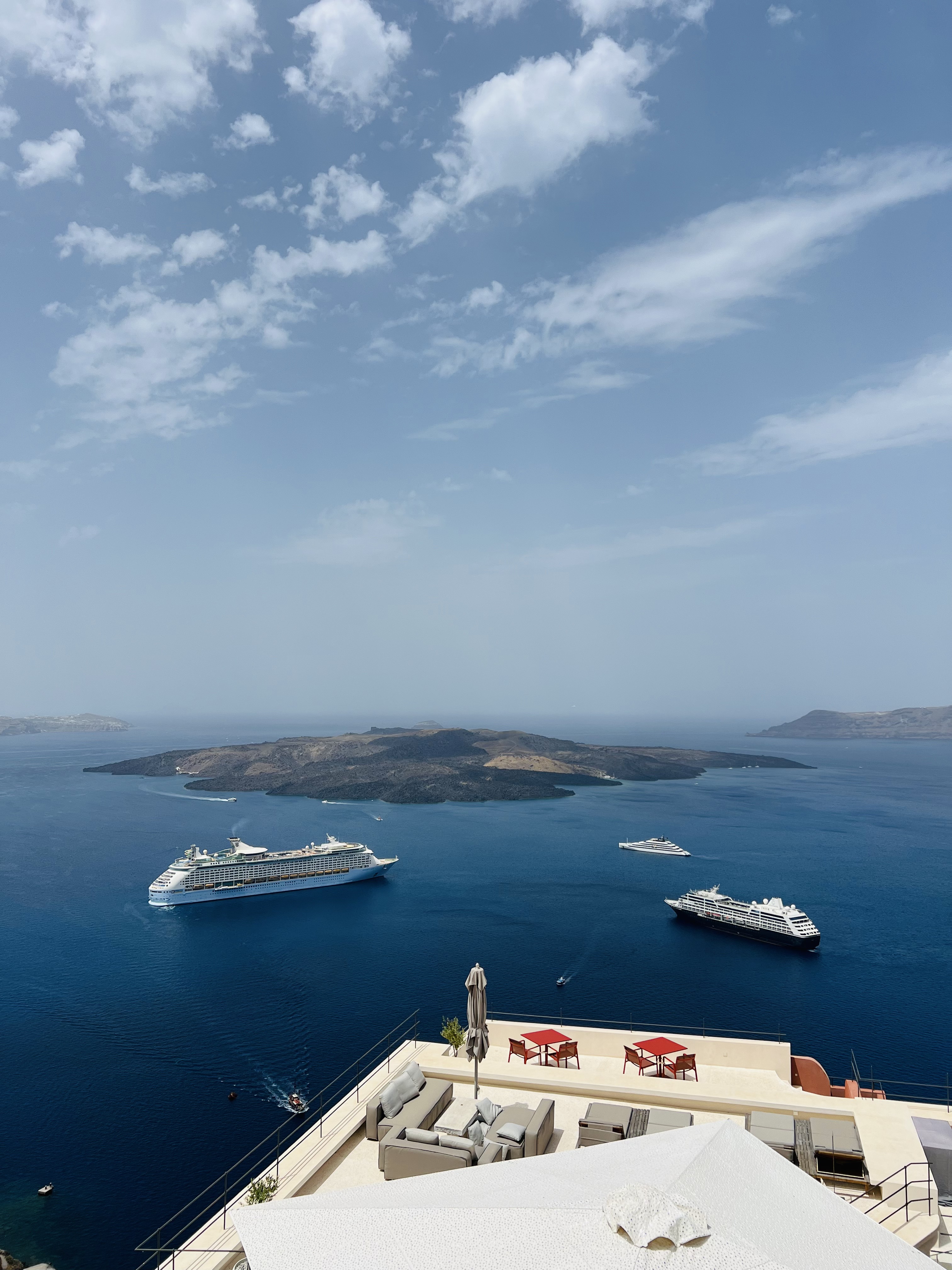 santorini cruzeiro disney