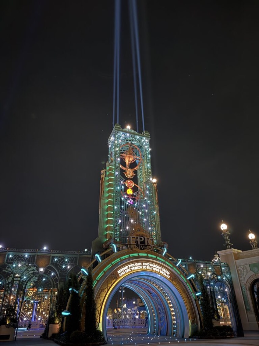 show noturno epic universe