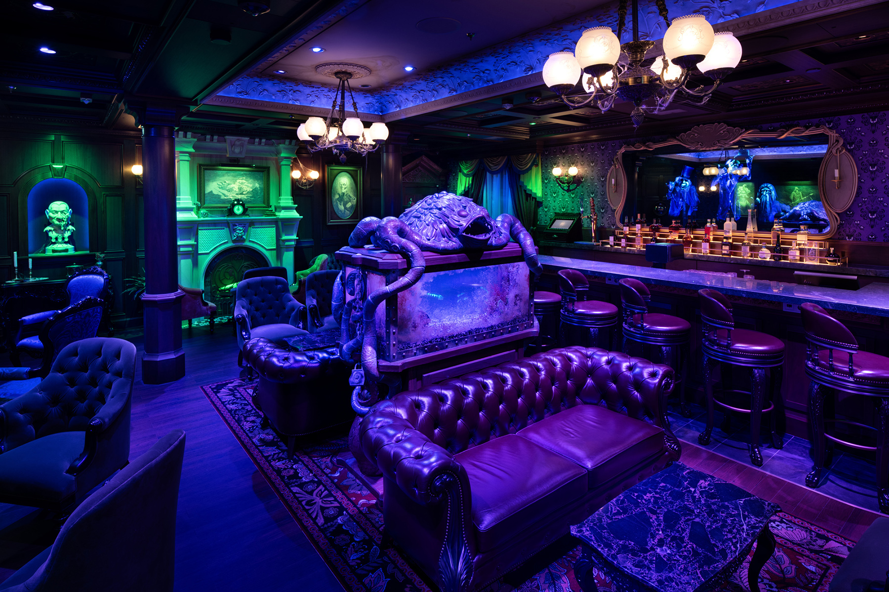 haunted mansion parlor