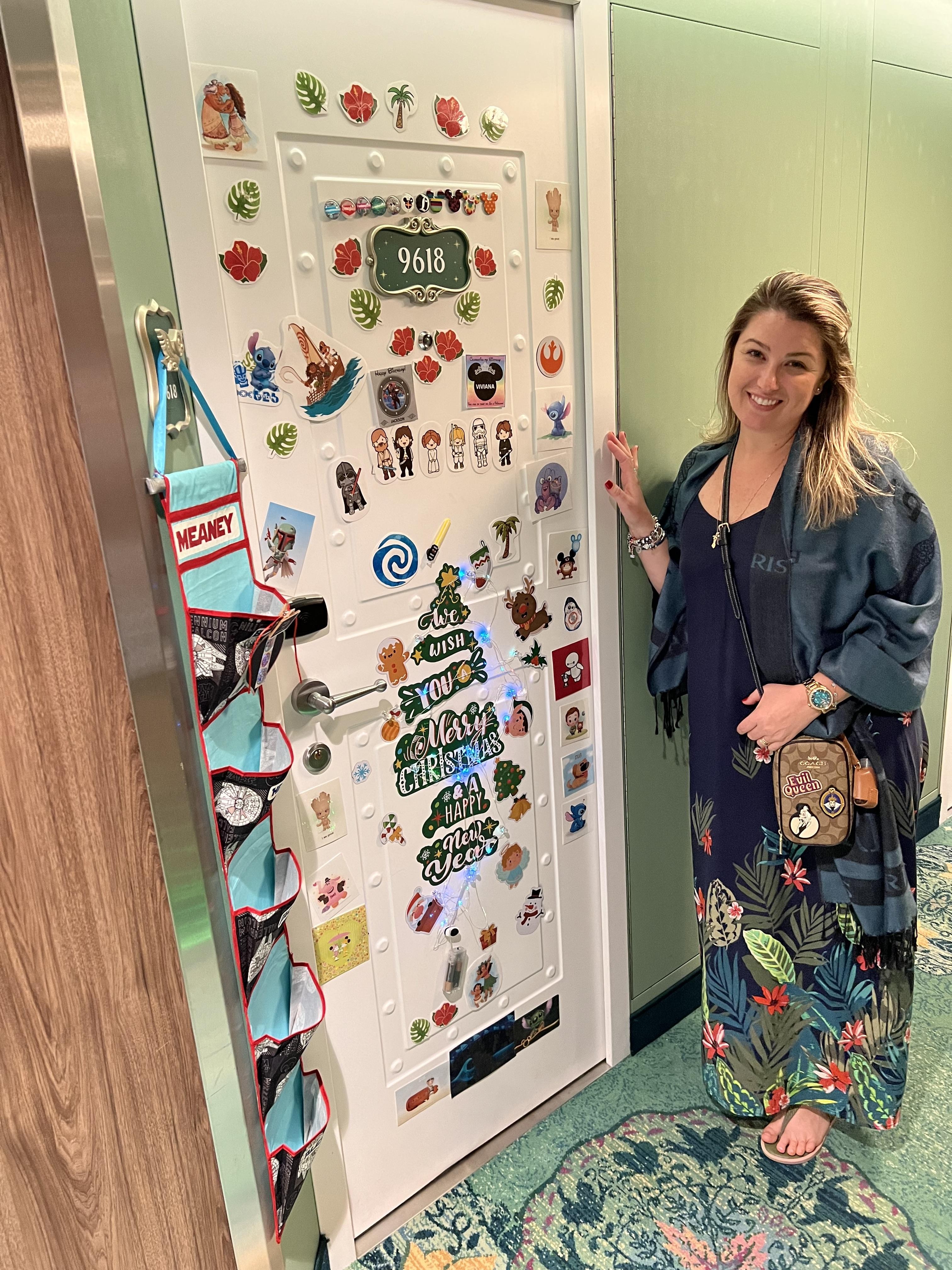 decoracao porta navio disney