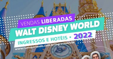 Disney libera a venda de ingressos e hospedagens para 2022