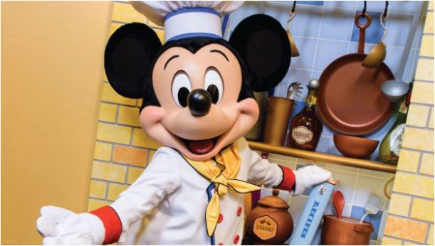 Restaurantes com personagens na Disney