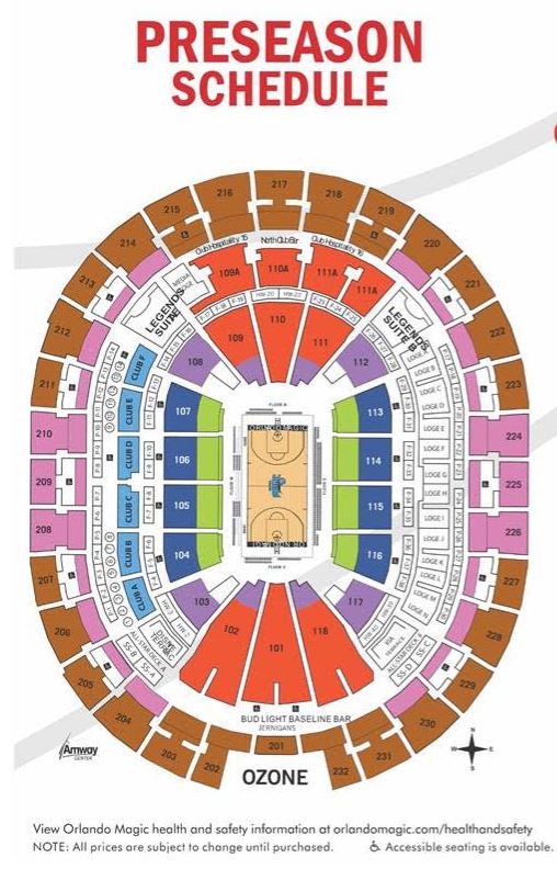 Datas dos jogos da temporada 2022/2023 da NBA em Orlando