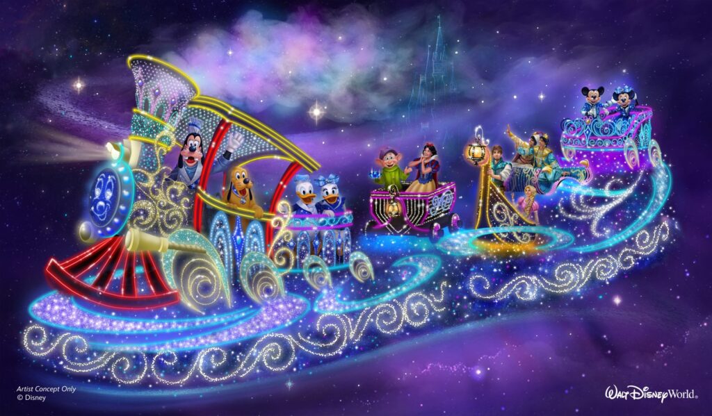 parada noturna magic kingdom