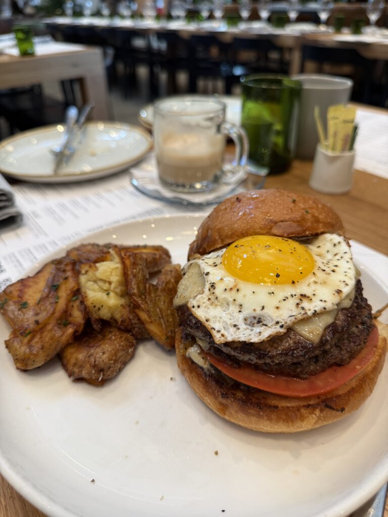 Cabernet Brunch Burger sixty vines