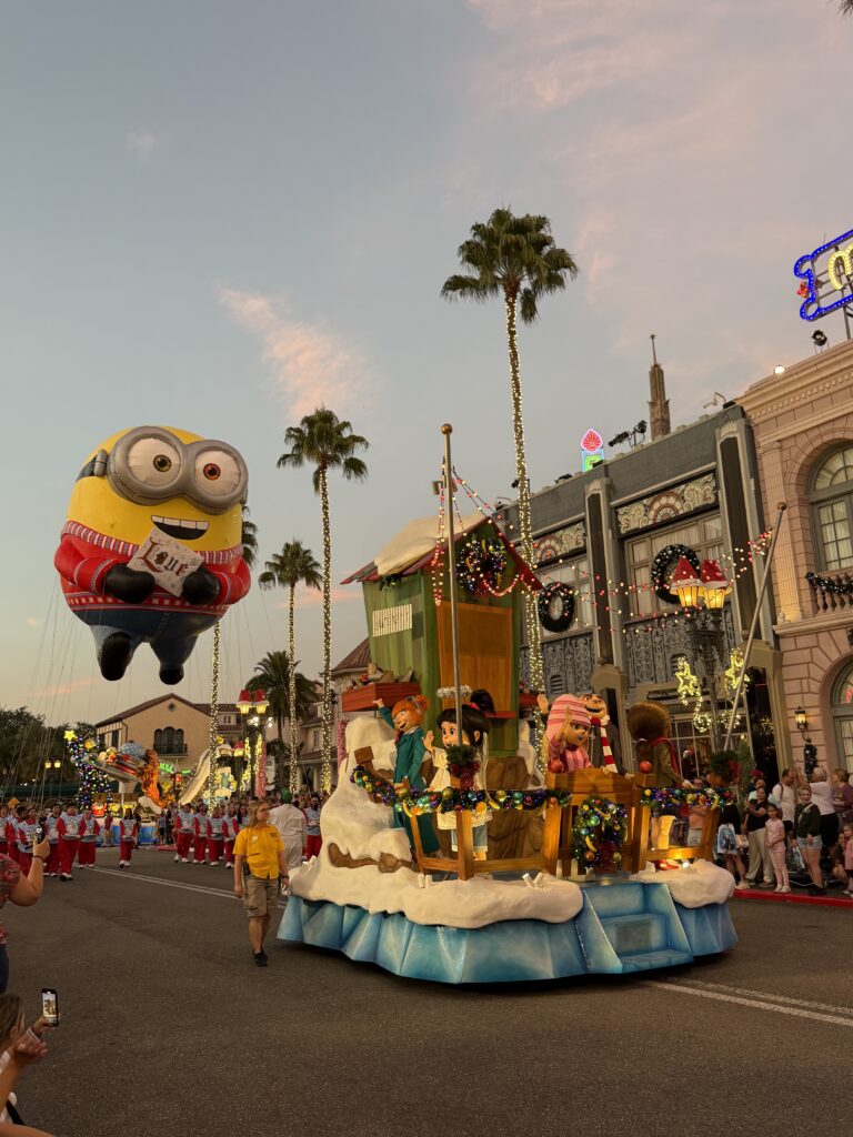 parada natal universal studios